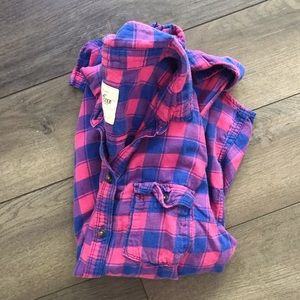 Hollister flannel button up